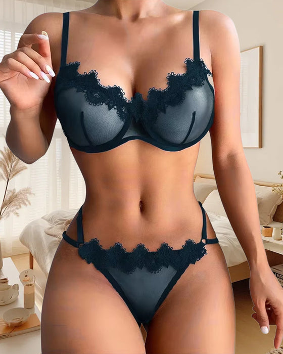 Pyjamas Tunn Nät Spets