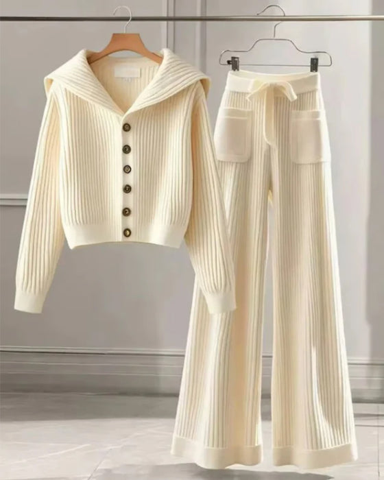 Set I Enfärgad Elegant Tvådelad