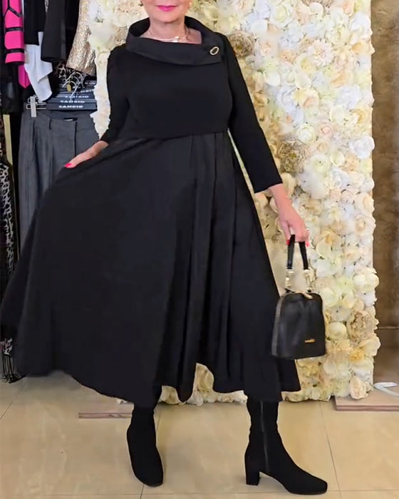 Klänning Modig Street Enfärgad A-linje