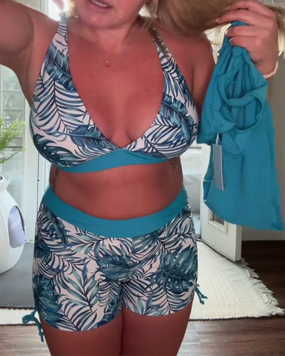 Bikini Modefull Och Mångsidig Fritid Tvådelad