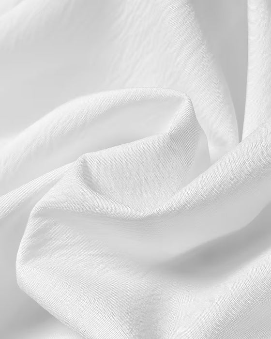 Blus Med Stilfull Volangkrage