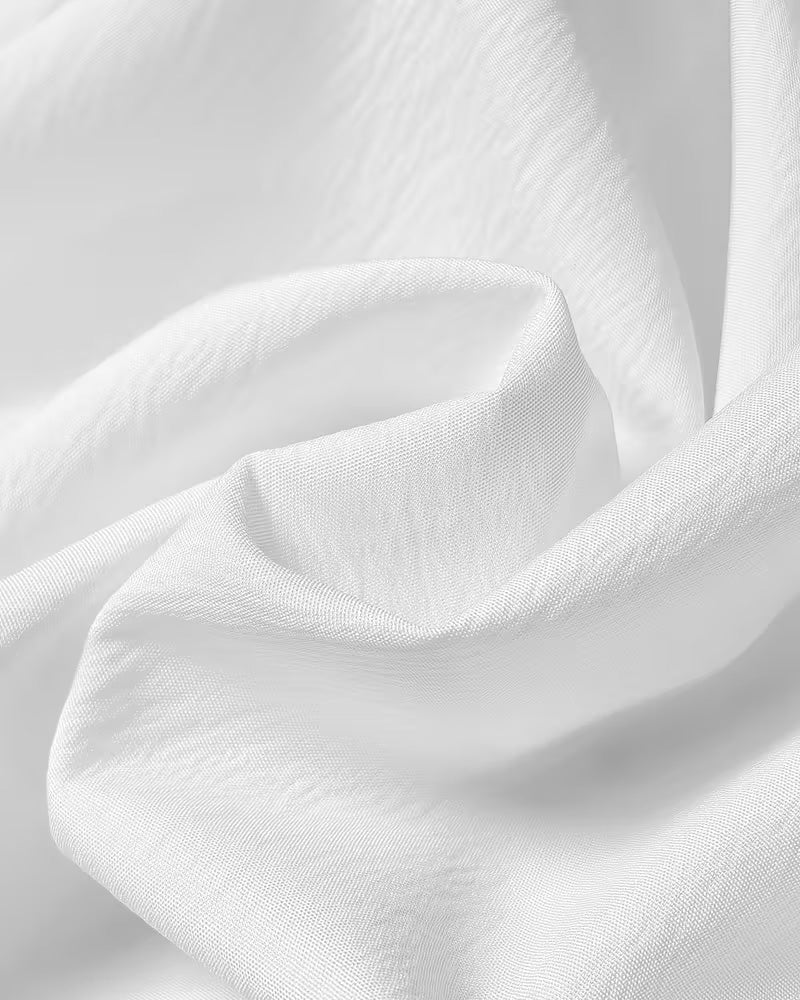 Blus Med Stilfull Volangkrage