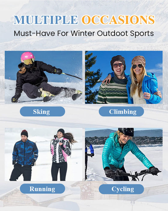 Vindtät Outdemössa Och Halsduk För Kvinnor