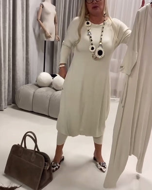 Jumpsuit Enfärgad Långärmad Avslappnad