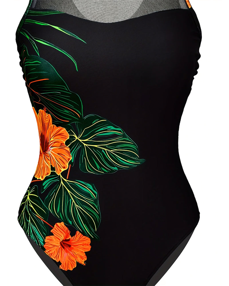 Ett Stycke Baddräkt Tryckt