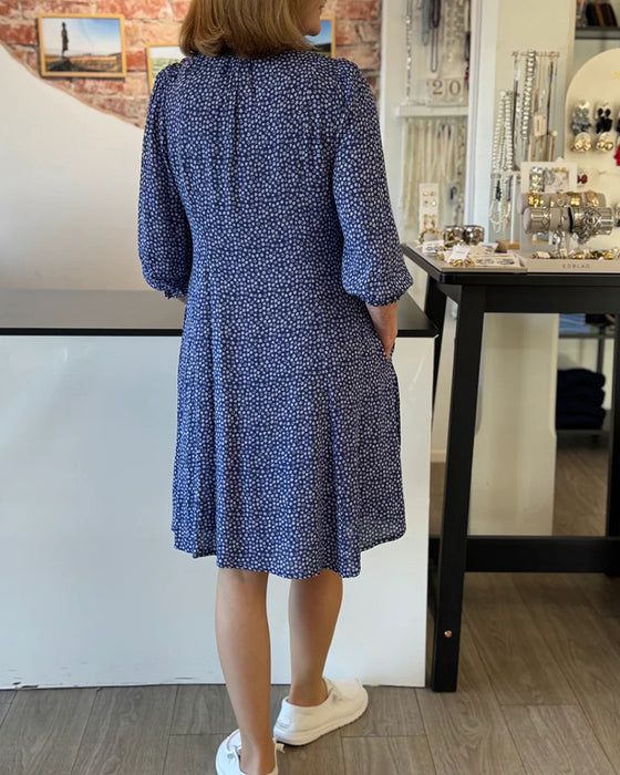 Klänning Småblommig A-Linje