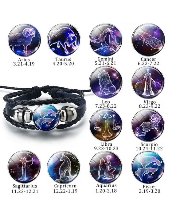 💥Själsarmband💫 Lås Upp Kraften I Ditt Stjärntecken