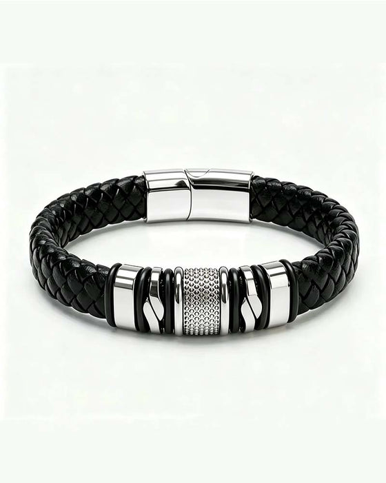 Premium Läderarmband För Män
