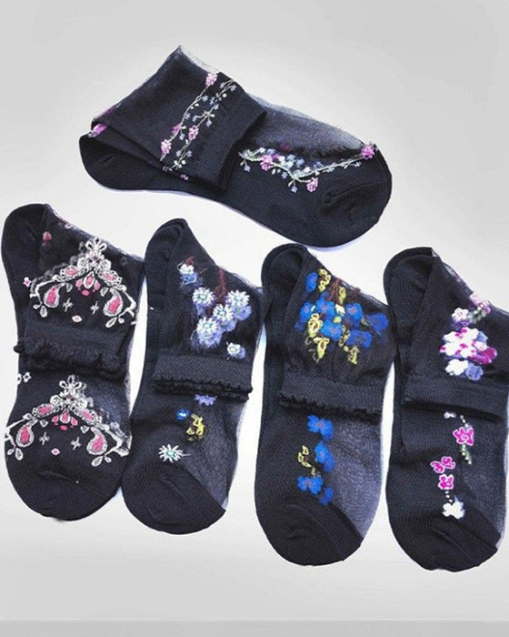 GlasSilke Kristallstrumpor