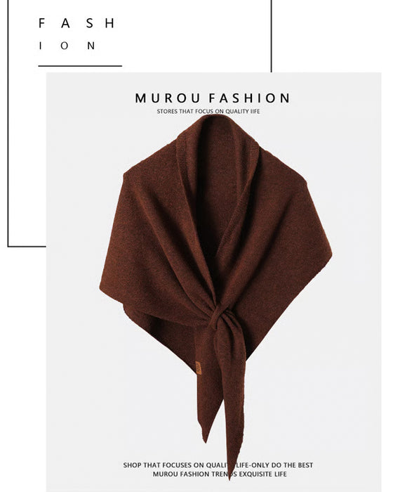 Sjalkappa Modern Enfärgad Triangel