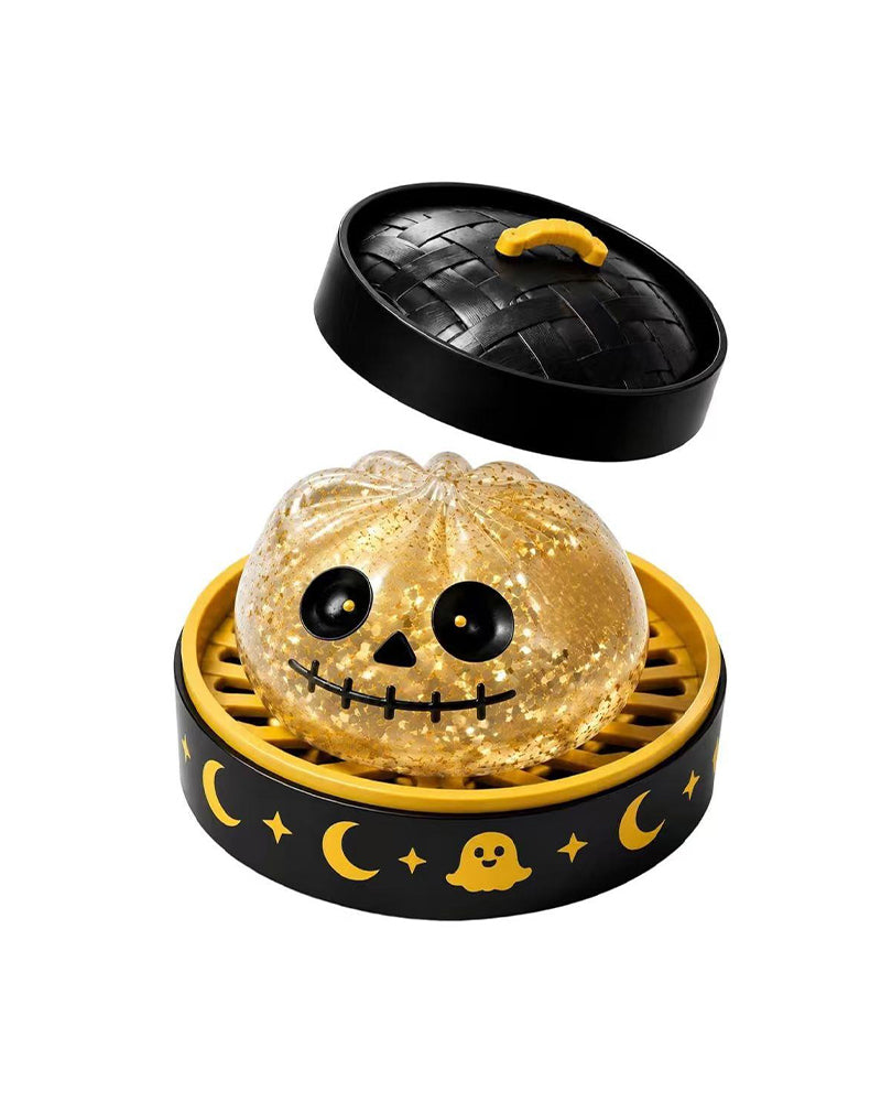 Halloween-Set Med Gulliga Läskiga Spök-Maruko-Mjuka Tryckleksaker, Miniatyr Bärbar Stressleksak, Sensoriska Produkter För Halloween-Tillbehör, Påfyllnad Till Festgodispåsar & Minipresenter
