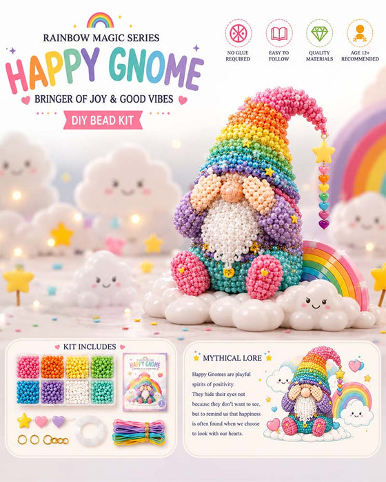 🔥 💕Mysig Tomte Diy Pärlkit Samling – Samla Alla 7 Tomtar