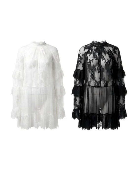 Klänning Elegant Uthålslag Spets