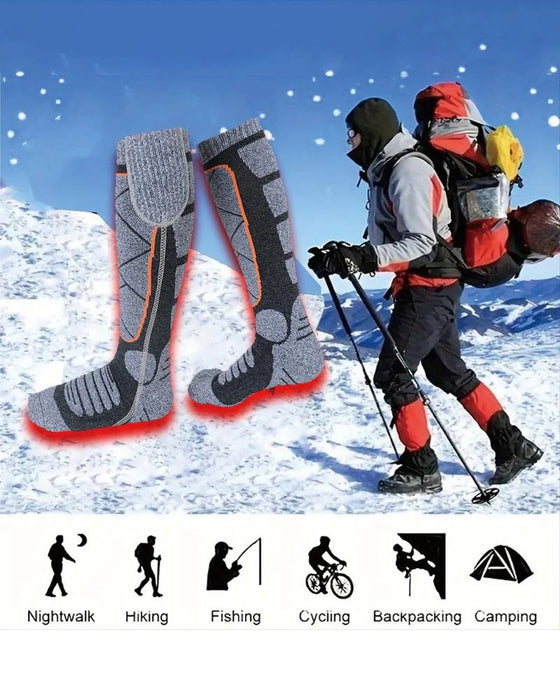 Universella Tvättbara Batterivärmestrumpor