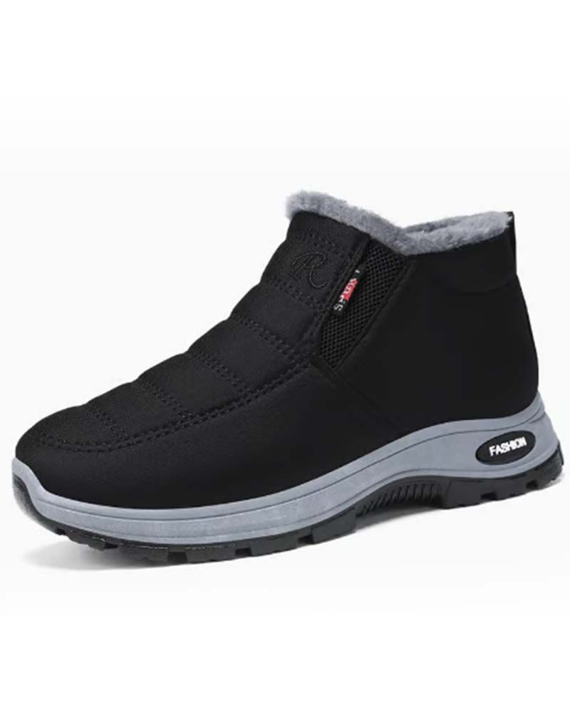 Vinter Tjockfodrade Snökängor, Slip-On Varma Casual Skor För Damer Och Herrar