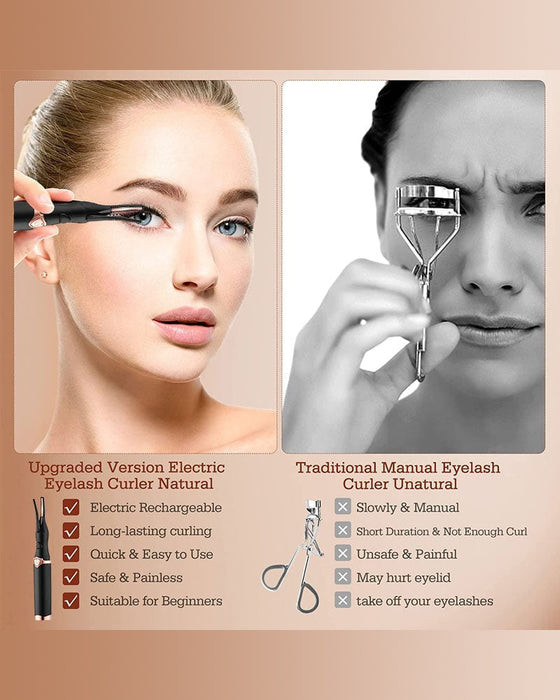 🔥Elektrisk Ögonfransböjare För Omedelbar Glam✨ Blinka & Stråla! 👁️