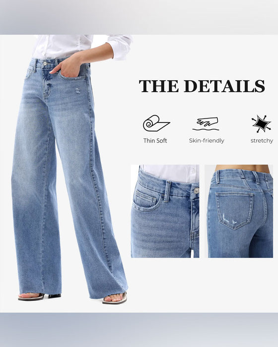 Jeans Ficka Knapp Vida Ben