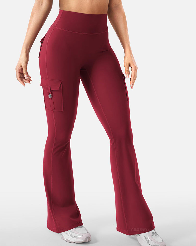 Leggings Utsvängda Arbetskläder Yoga