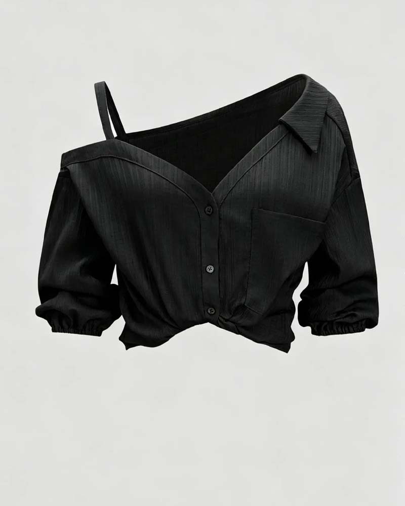 Blus Enaxlad Rem Twist