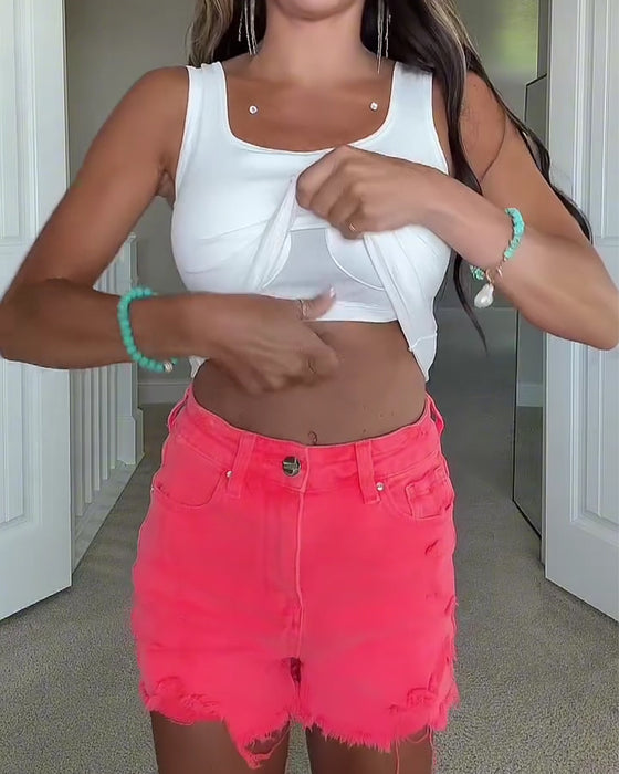 Tank Top Rygg Twist Knut Inbyggd BH