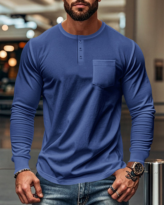 Topp Andningsbar Pullover Långärmad Herr