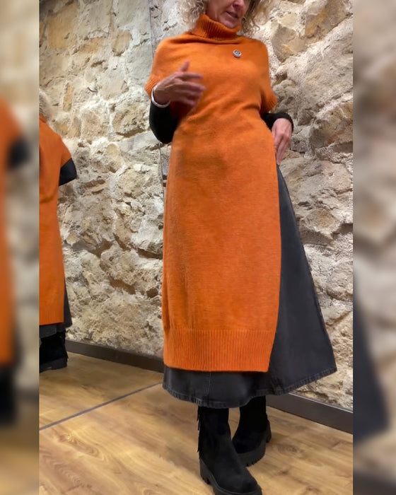 Kortärmad Polotröja Med Spjäll Och Hög Krage