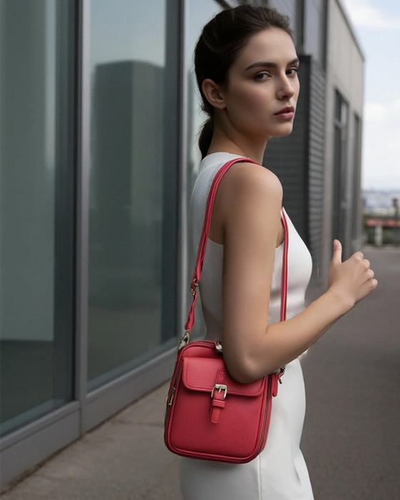 Väska Crossbody Läder