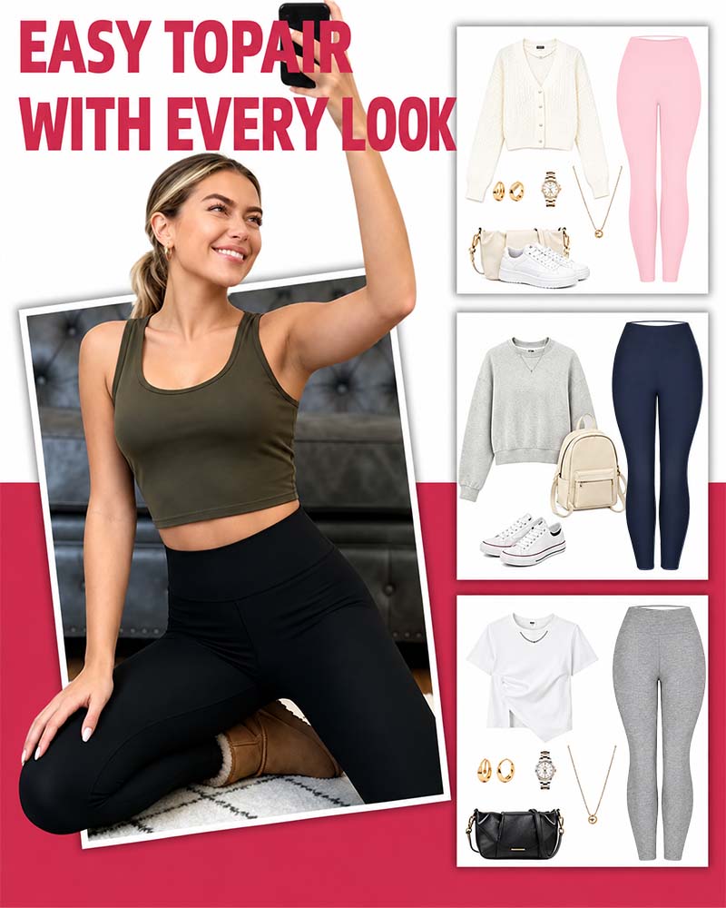 Vinter Tjock Hög Midja Varma Leggings Yogabyxor
