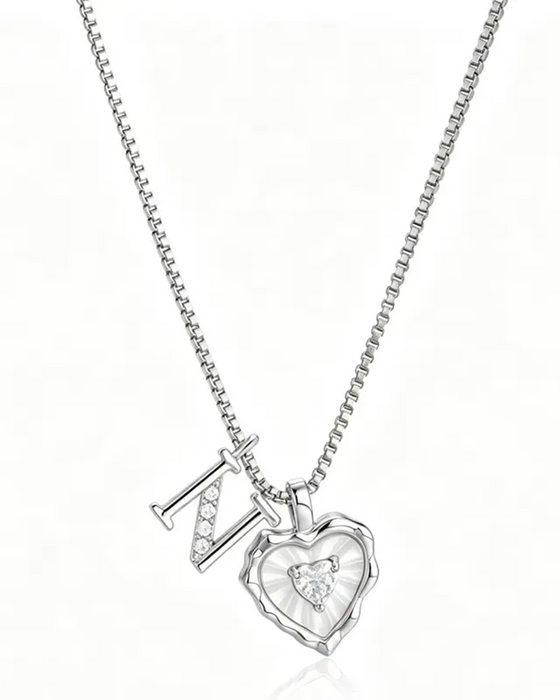 A–Z Mikropave Bokstavspendel Halsband