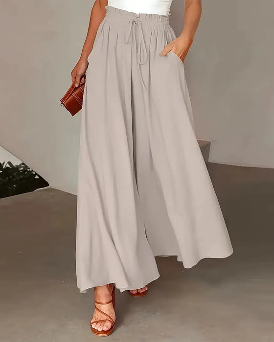 Byxor Polka Punkt Tryck Lång