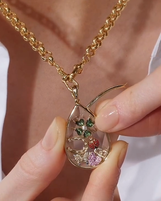 Pendant Och Halsband Personligt Anpassat Fotolåda