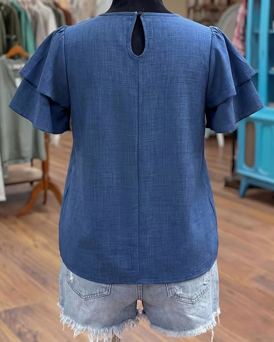Blus Solid Mode Casual