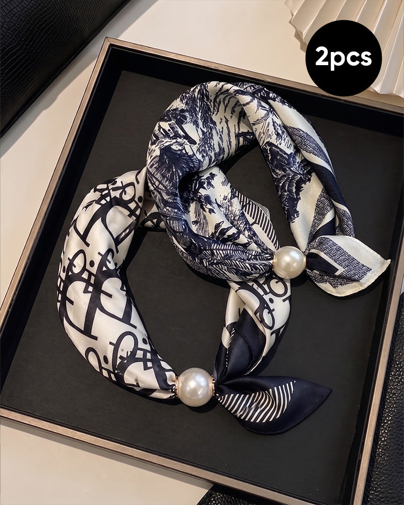 Lättillgänglig Glamour: Pärlhalsbandscarf 🧣