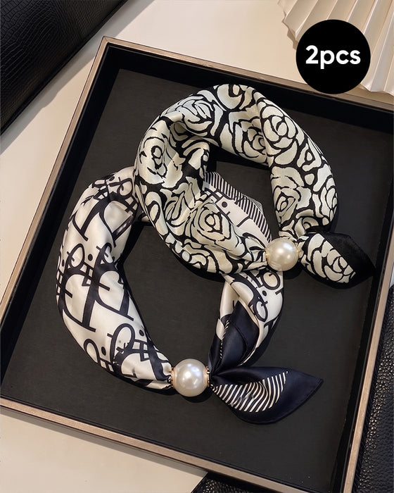 Lättillgänglig Glamour: Pärlhalsbandscarf 🧣
