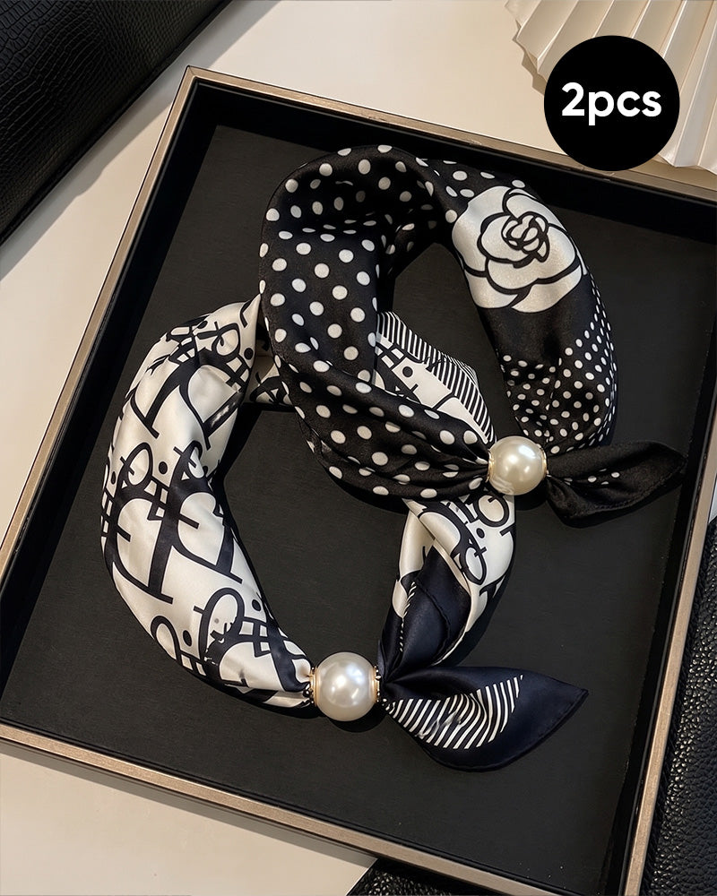 Lättillgänglig Glamour: Pärlhalsbandscarf 🧣