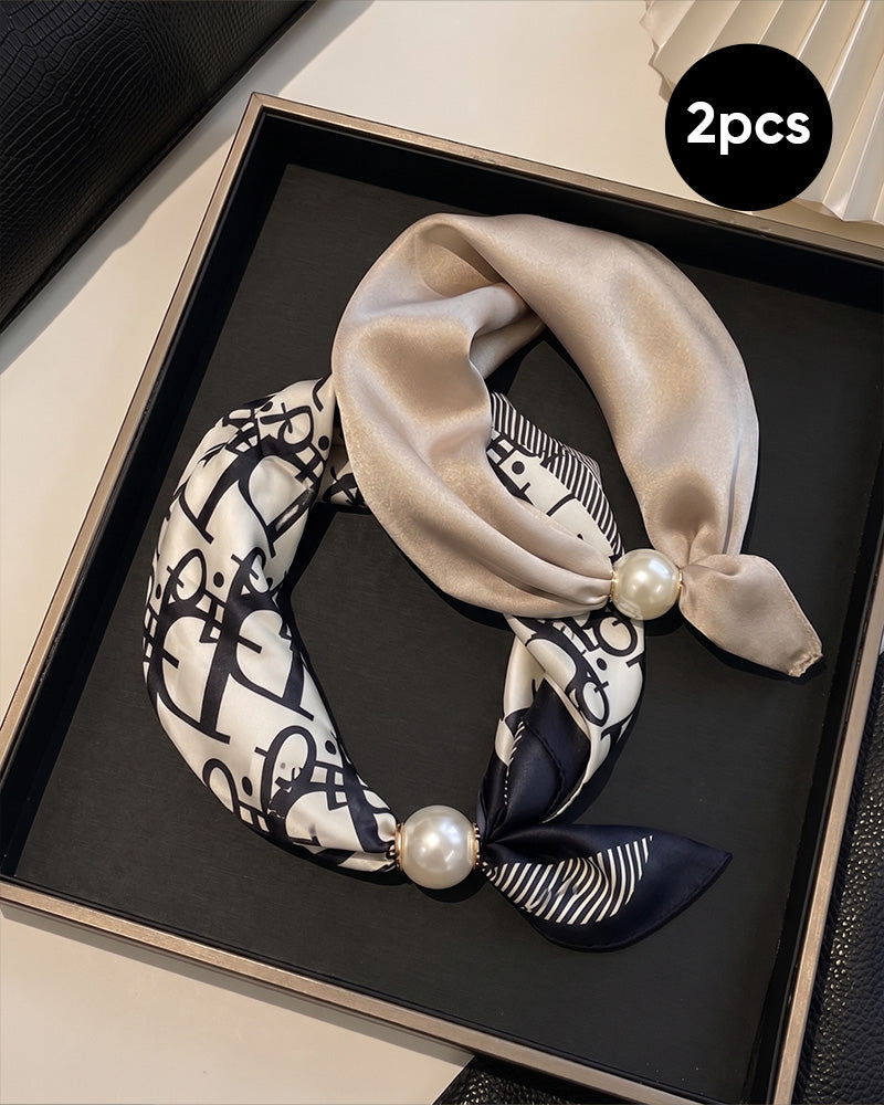 Lättillgänglig Glamour: Pärlhalsbandscarf 🧣