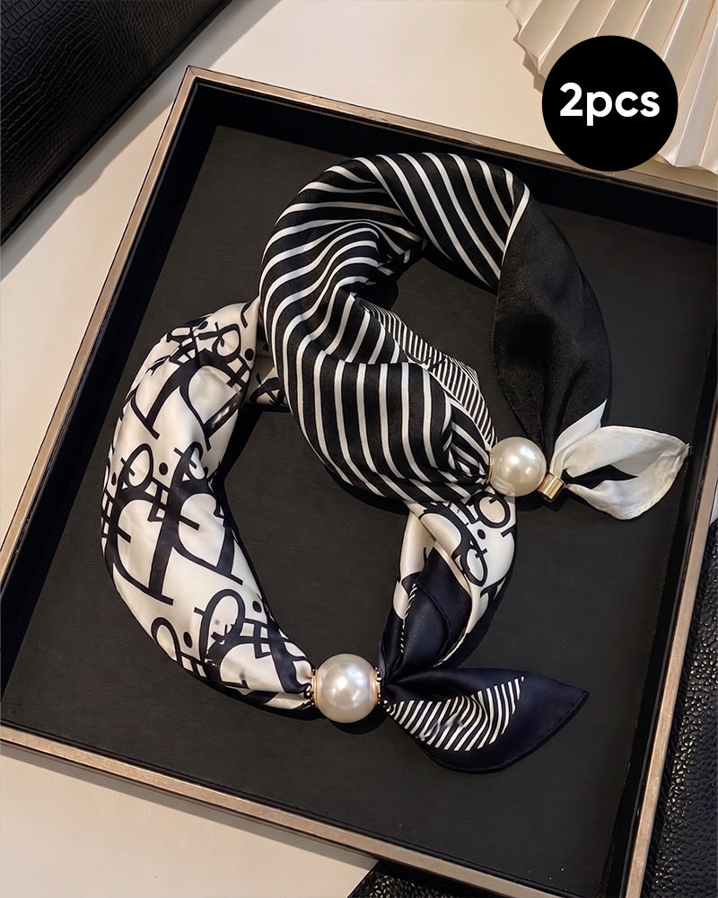 Lättillgänglig Glamour: Pärlhalsbandscarf 🧣