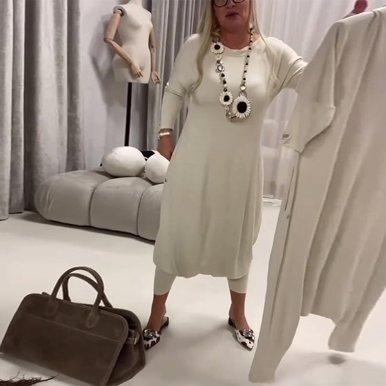 Jumpsuit Enfärgad Långärmad Avslappnad