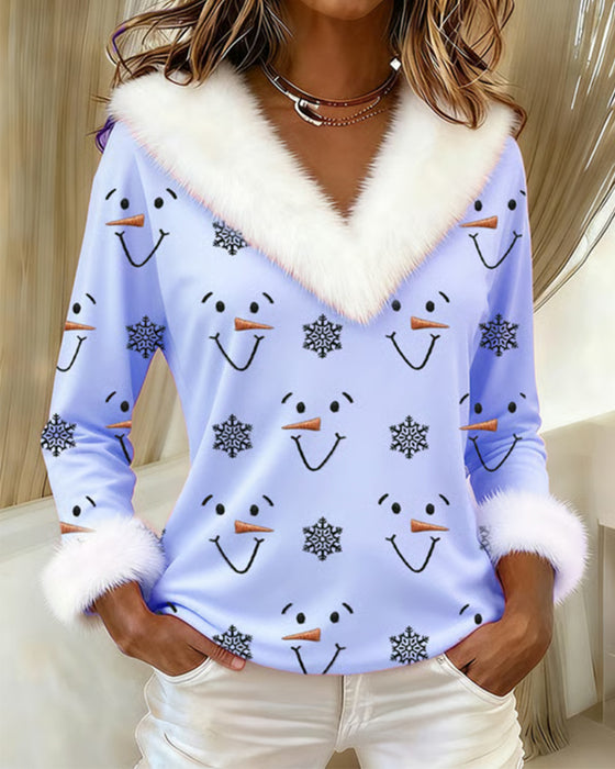 Topp Moderiktig Tryckt Pälskrage