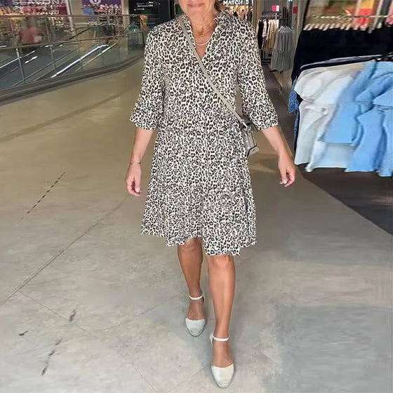 Klänning Leopardprint