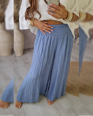 Byxor Veckad Avslappnad Rak Ben