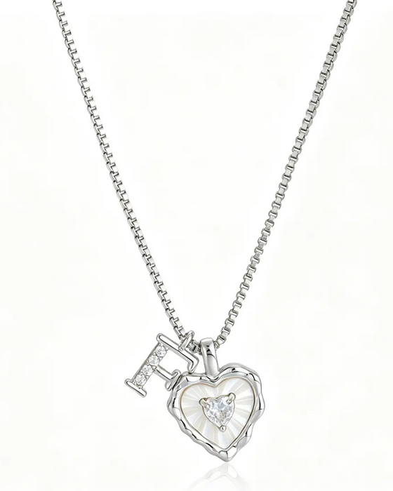 A–Z Mikropave Bokstavspendel Halsband