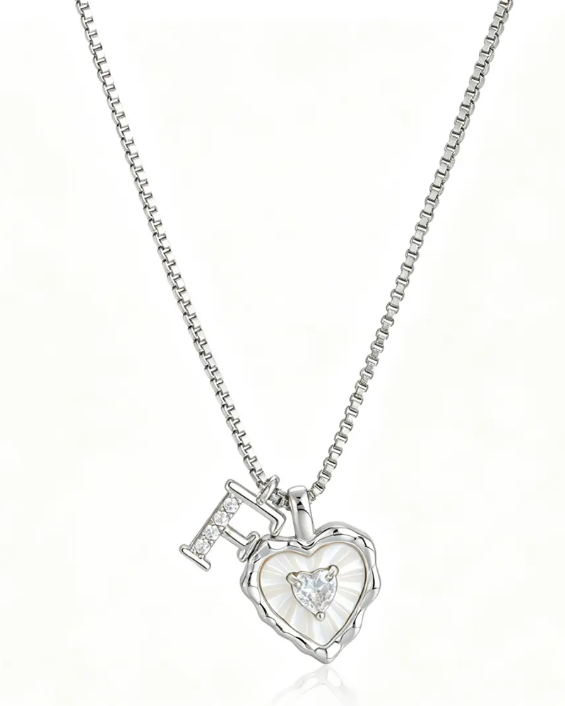 A–Z Mikropave Bokstavspendel Halsband