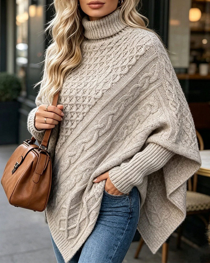 Tröja Oregelbunden Enfärgad Pullover