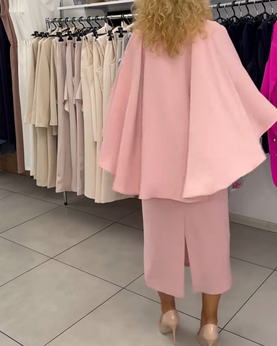 Klänning Fashionable Rund Hals Elegant