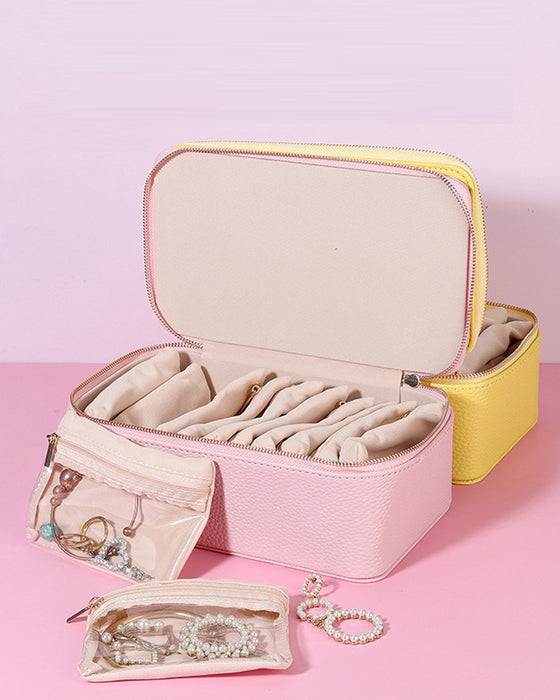 Reseskrin För Smycken Med Små Pungar