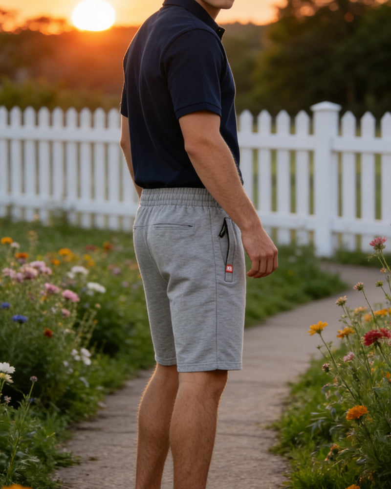 Shorts Herr Enfärgad Strand