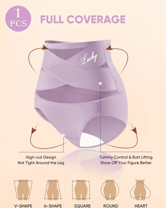 Underkläder Dam Hög Midja Sömlös Magkontroll Lyft För Rumpan