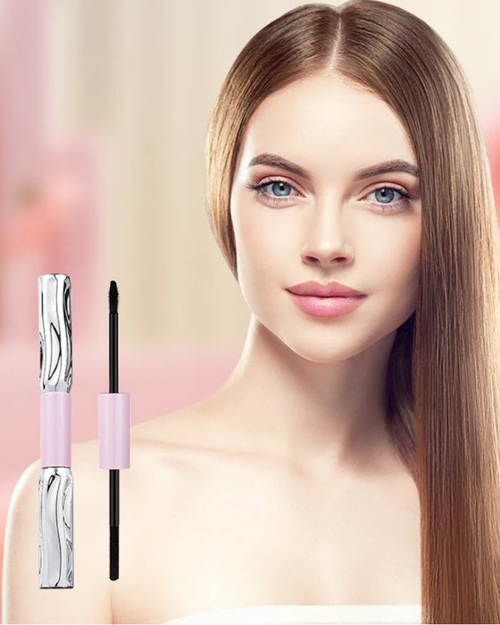 🔥 2-i-1 Långvarig Volymgivande och Böjande Mascara