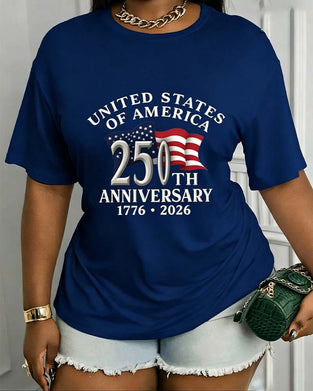 T-Shirt Jubileum Tryckt Kortärmad